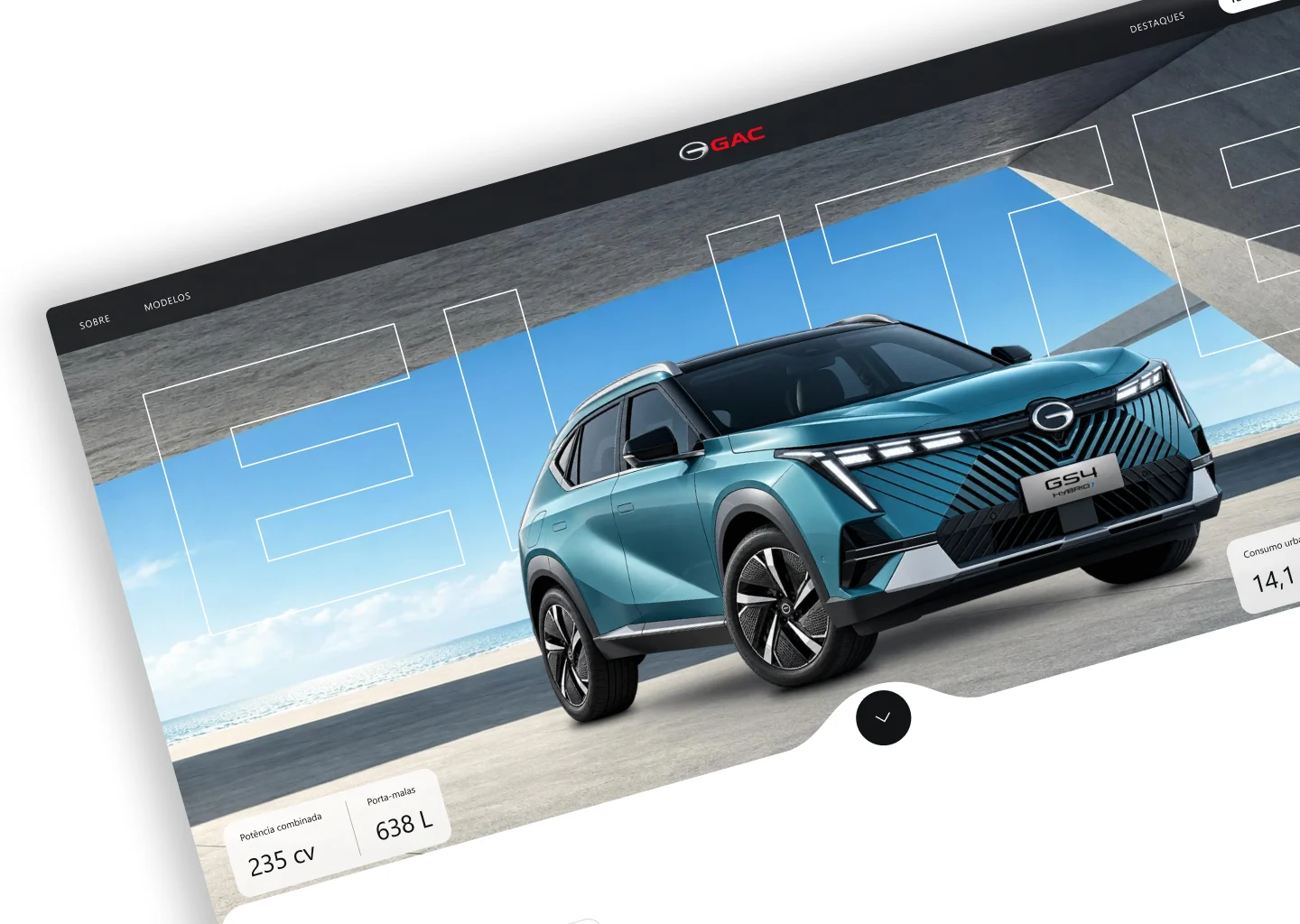 Landing page GAC Motors